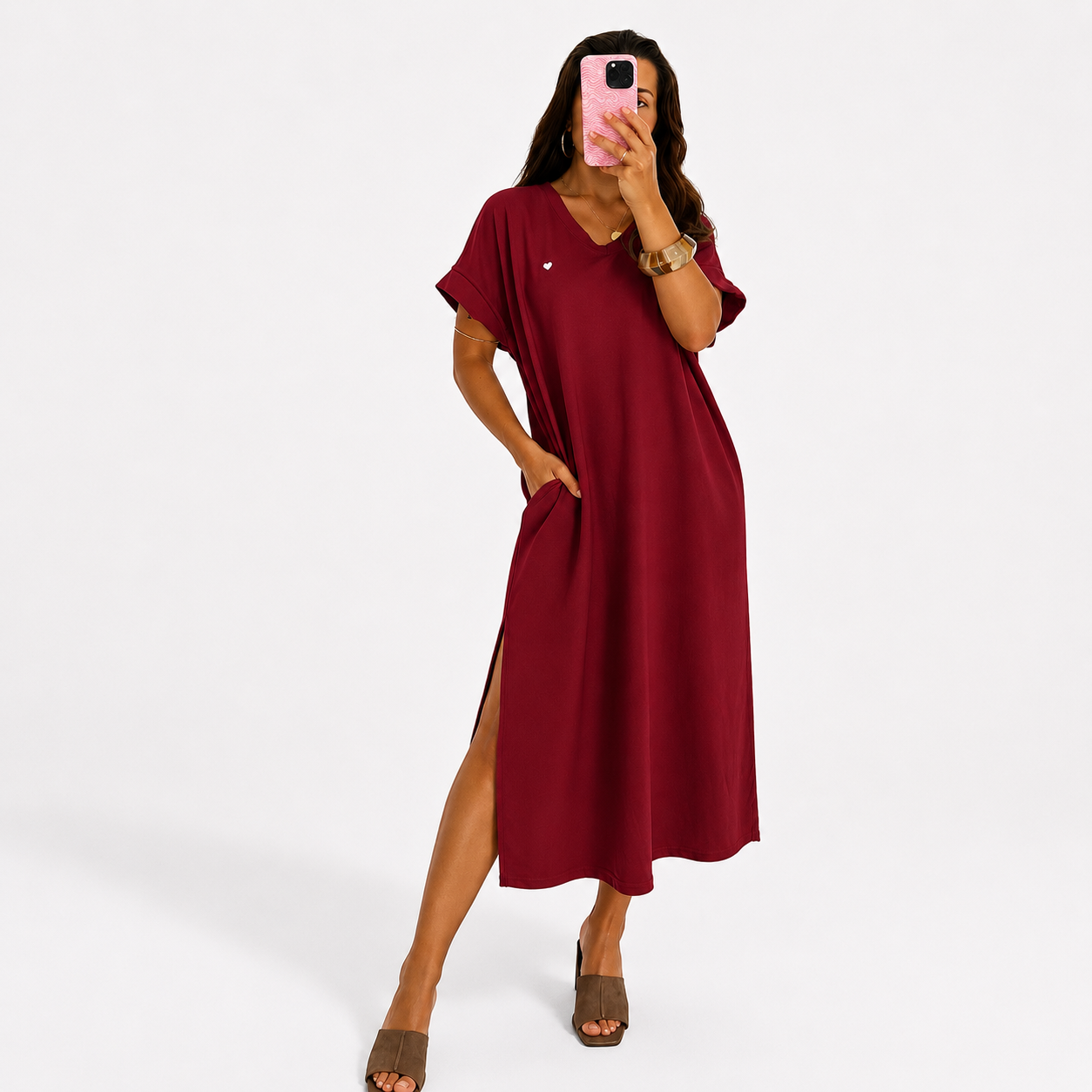 Maxi T-Shirt Kleid
