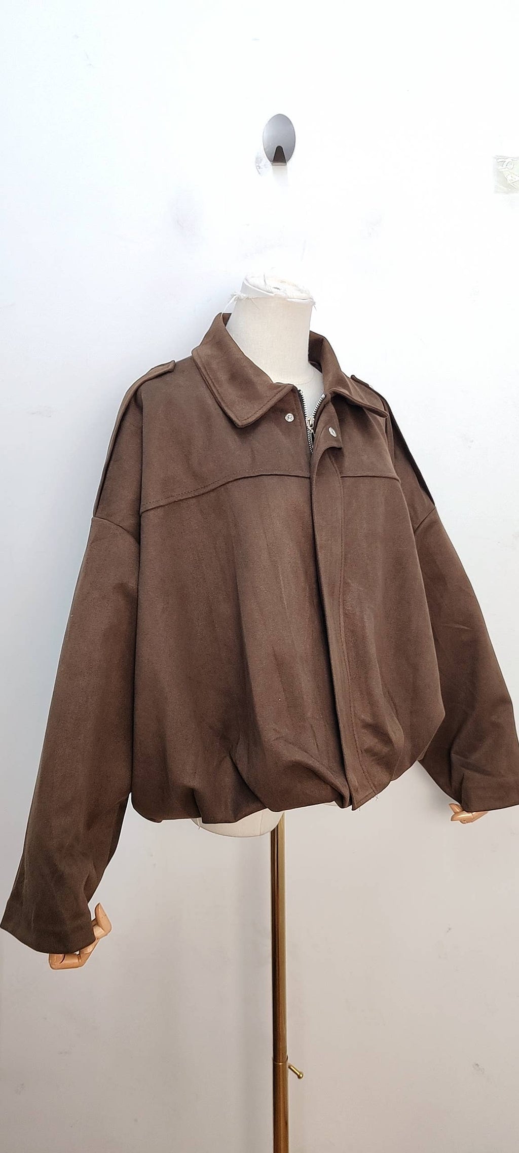 2736 Jacke: Choco / Taille unique