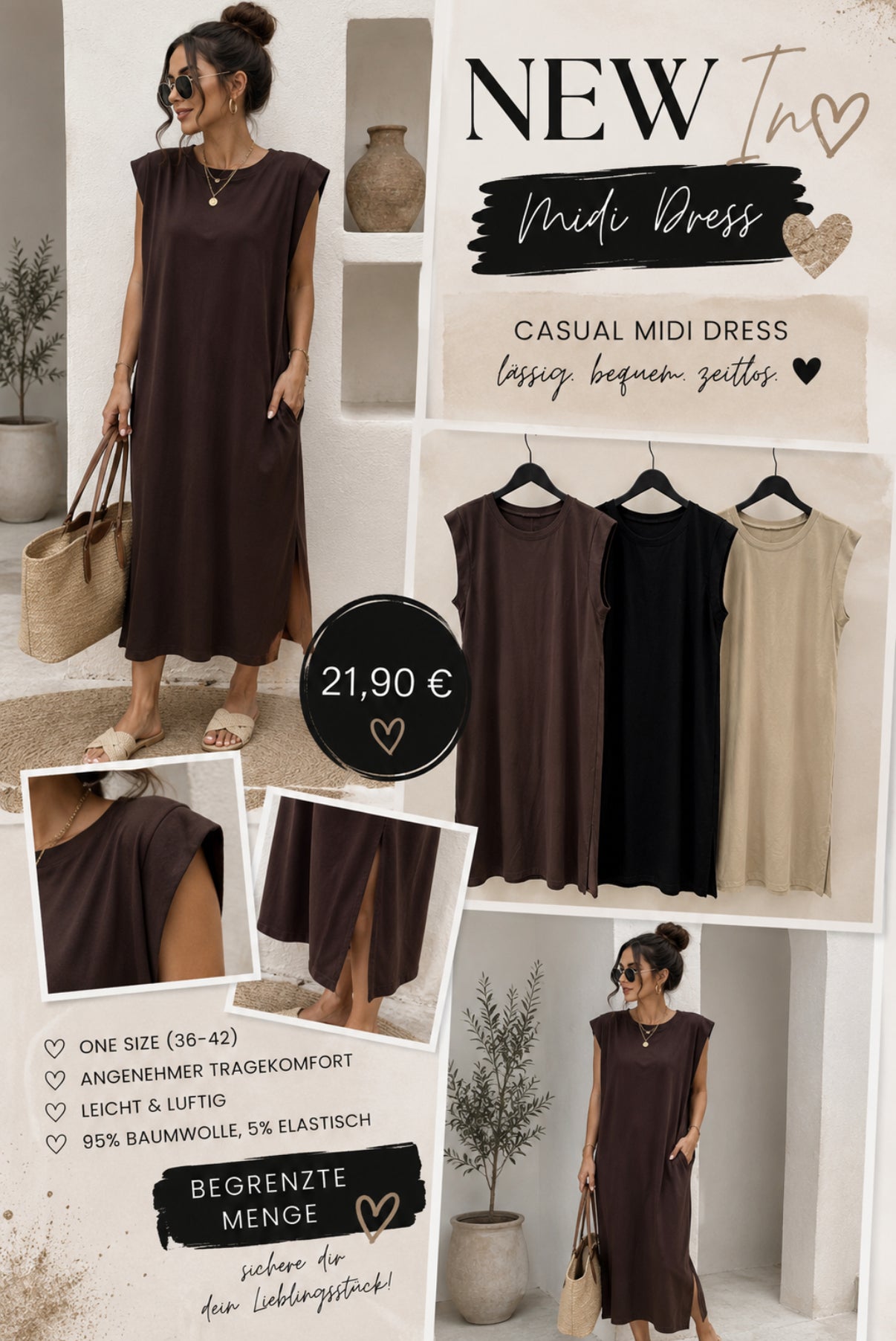 CASUAL MIDI DRESS