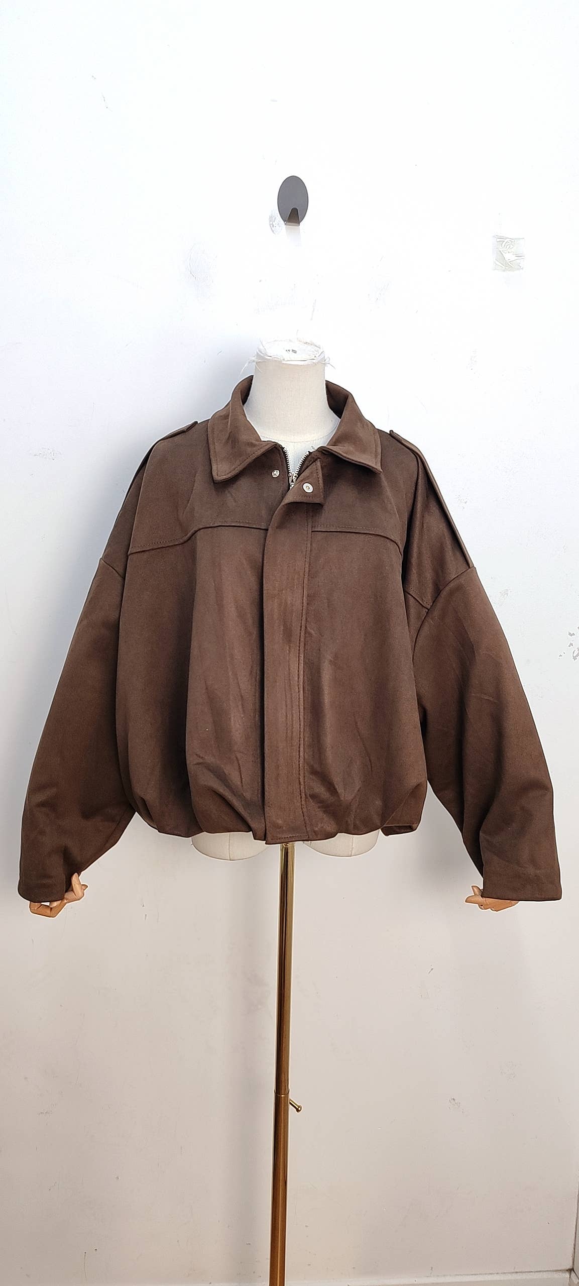 2736 Jacke: Choco / Taille unique